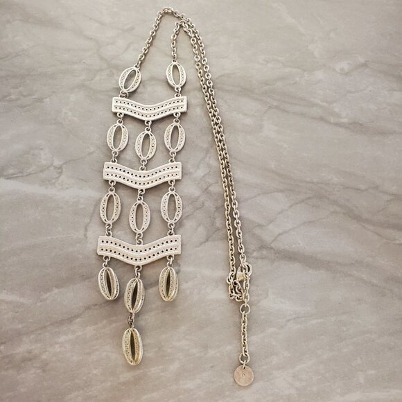 ✨ Stella and Dot Vintage Antique Boho Summer Iconic Kimberly Statement Necklace - Picture 10 of 15